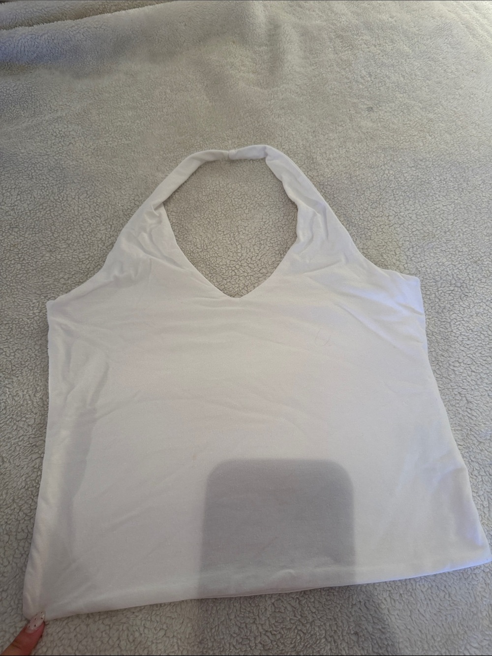 Cotton On White Halter Camisole Top